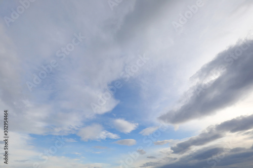 Fototapeta Naklejka Na Ścianę i Meble -  white clouds on blue clean sky