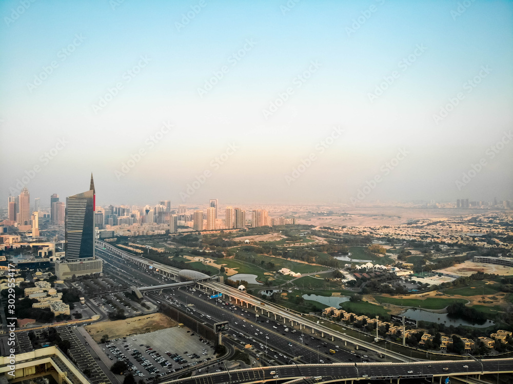 Dubai, Dubai / United Arab Emirates / 10 19 2019: Emirates Hills
