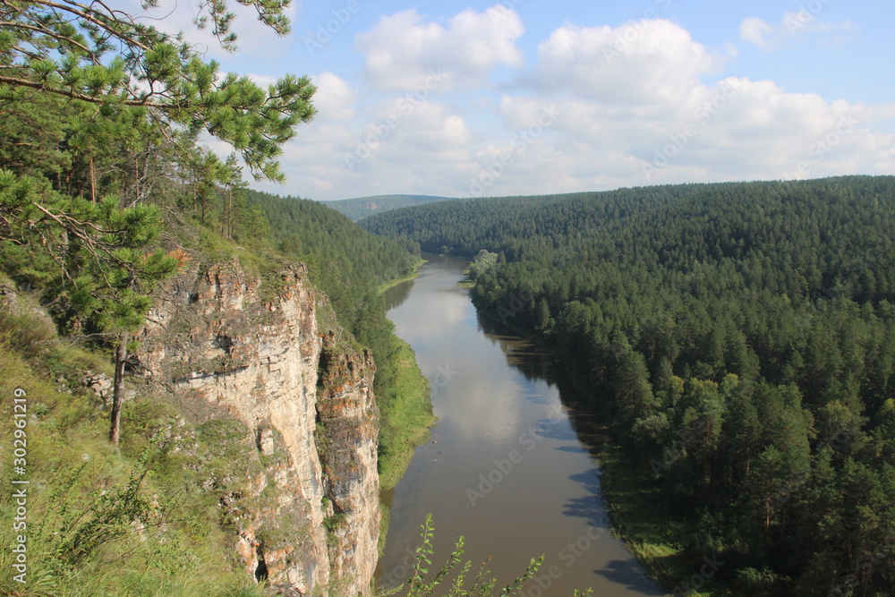 Fototapeta premium river in the mountains