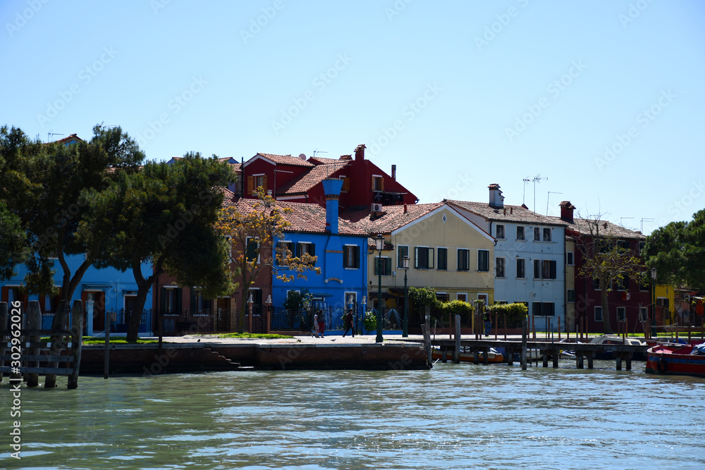 Cityscape pictures of the lovely, stunning, fresh, vibrant and super colorful picturesque Burano