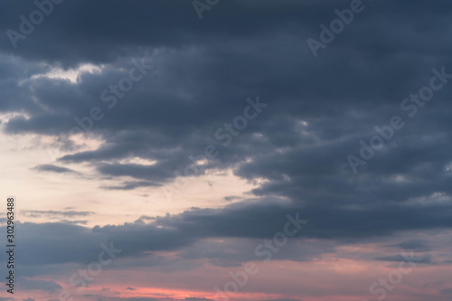 Scenic Sunset Sky and Cloudy Sky over Dubai , United Arab Emirates © Abrar