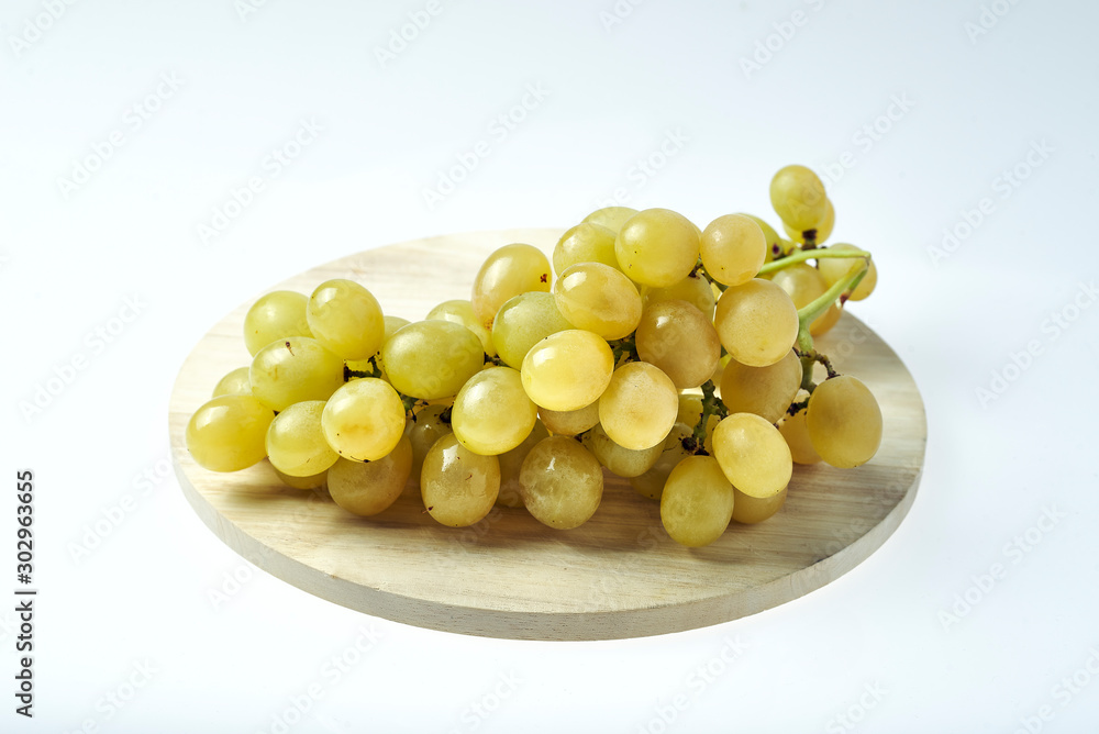 Cluster of grapes isolated on white background Cluster of grapes isolated on white background