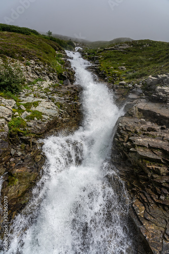 bieler hoehe with lake in montafon silvretta in the austrian alps  austria