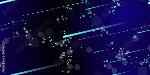 Fast Effect. Motion Neon. Seamless Pattern. Glitch