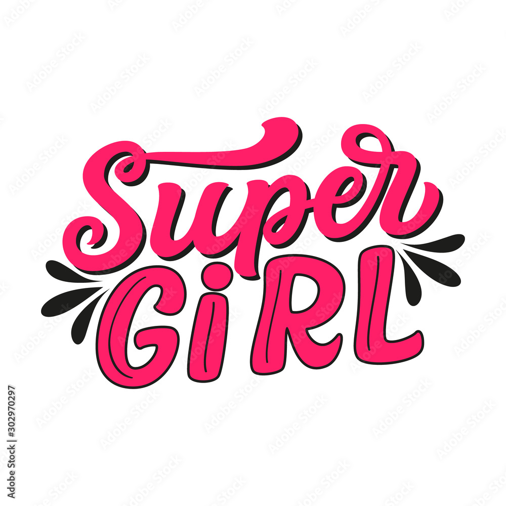 Super girl text