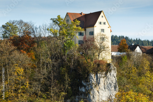 Schloß Gutenstein im Oberen Donautal im Landkreis Sigmaringen
