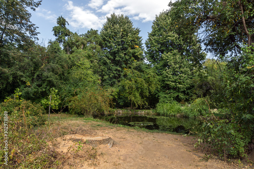 Everlasting forests at park Vrana - around former Royal Palace in city of Sofia photo