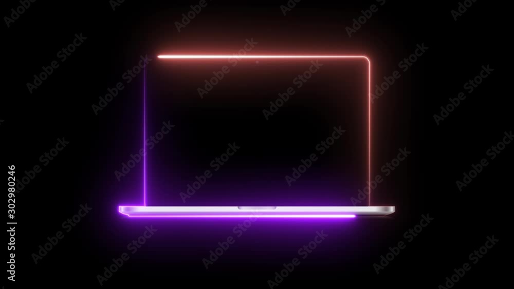 screen square mac laptop background and neon loops screen square mac laptop background and neon loops