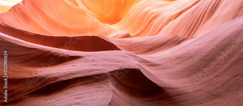 Abstract background colorful waves in Canyon Antelope near Page, Arizona