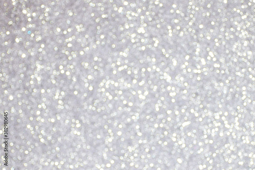Christmas silver glitter texture background.