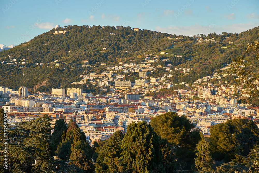 Aerial view of Nice