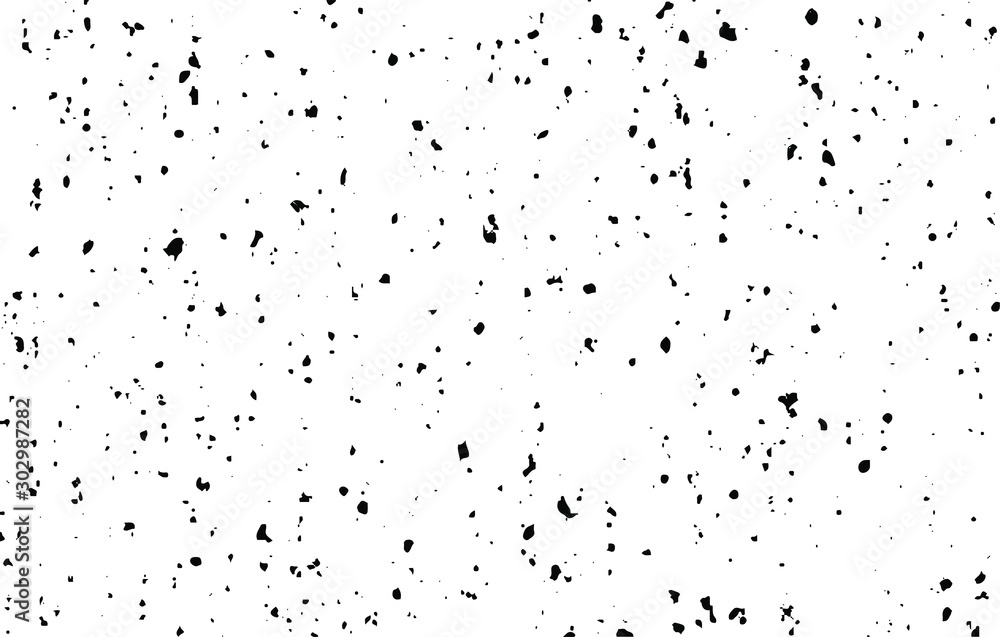 Small uneven spots and particles of debris. Abstract vector texture. Distressed uneven background. Grunge texture overlay with fine grains isolated on white background. Vector illustration. EPS10. Small uneven spots and particles of debris. Abstract vector texture. Distressed uneven background. Grunge texture overlay with fine grains isolated on white background. Vector illustration. EPS10.