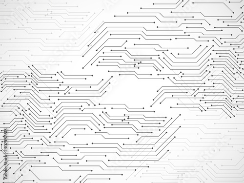 Abstract background with circuit board, technology background