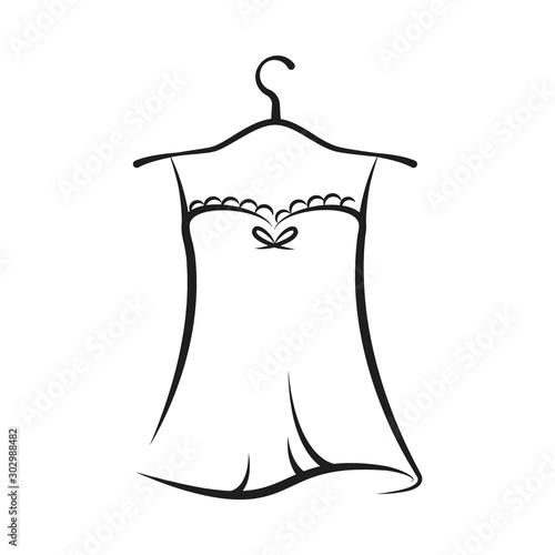 Women nightgown lace