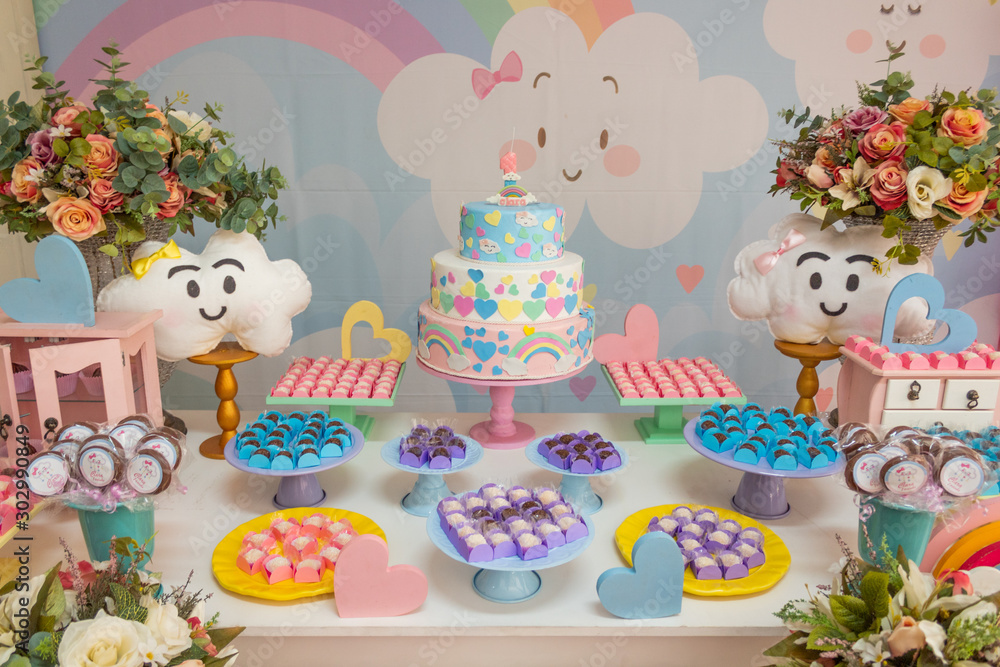 Naklejka premium birthday background