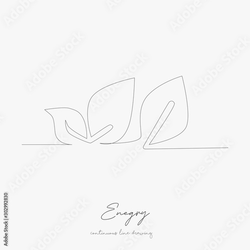 continuous line drawing. enegry. simple vector illustration. enegry concept hand drawing sketch line.