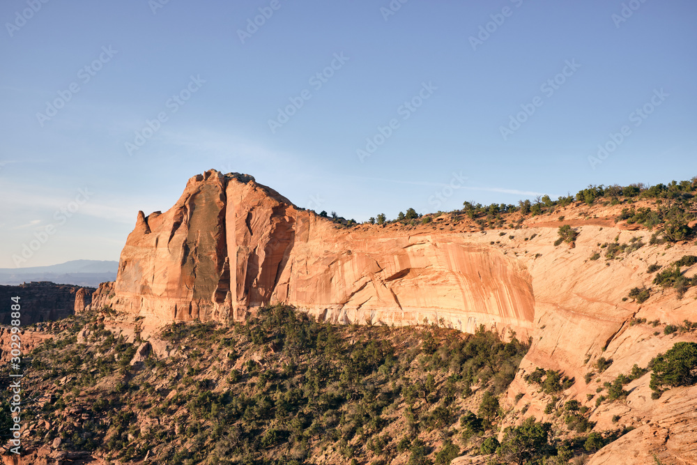Desert Cliff Wall Landscape