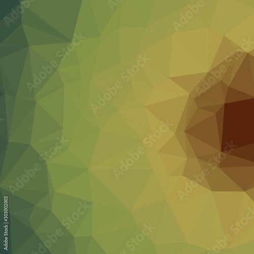 Abstract Ocean color trianglify Generative Art background illustration