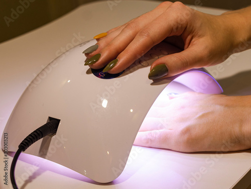 Led lamp for manicure, professional services. Be beautiful every day. 24.