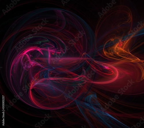 3D rendering abstract digital background. Pattern for textile and design