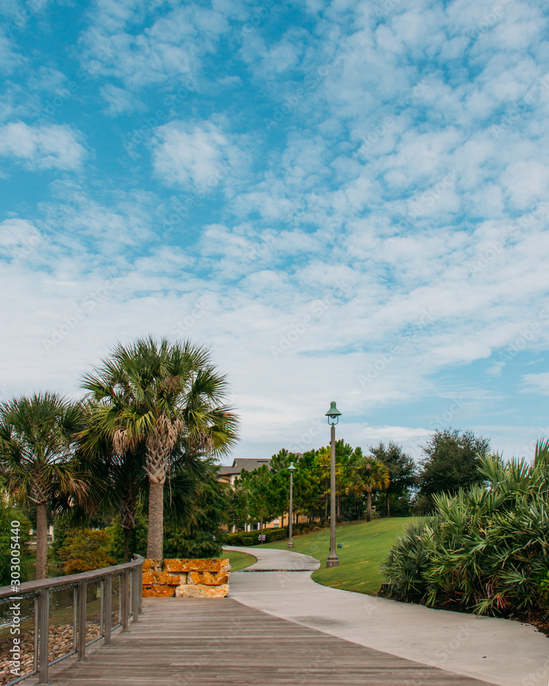 Φωτογραφία Center Lake Park in the city of Oviedo, a suburb of greater Orlando, Florida
