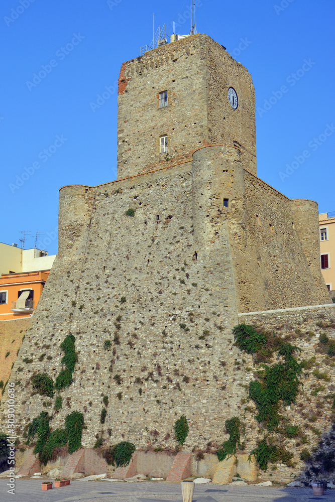 Fototapeta premium Termoli, Molise, Italy the Swabian Castle.