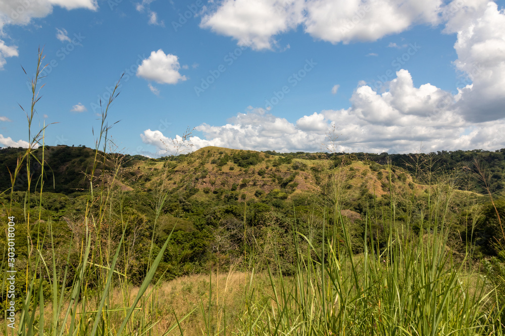 Green Mountains landscape, El Salvador, Central America