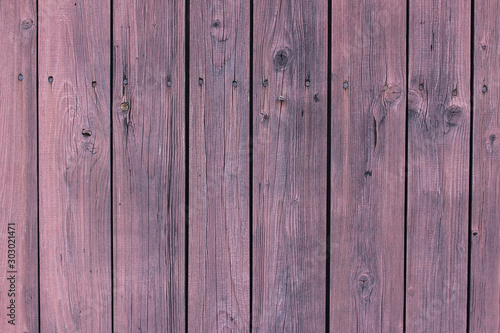 Wooden wall background in pink tone
