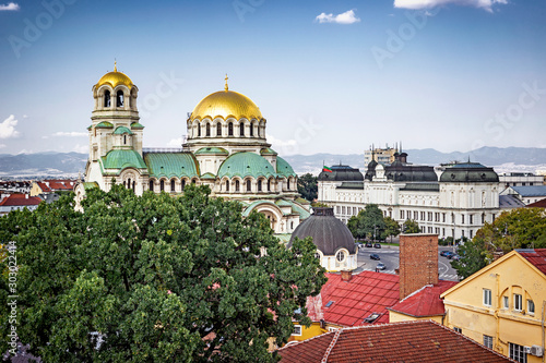 Photo Panoramic cityscape of Sofia, Bulgaria