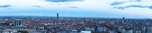 panoramic view of konya city
