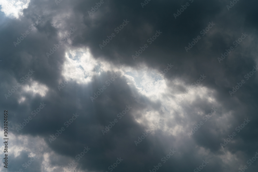 Textured cloud ,Abstract white ,isolated on black background