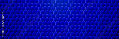 Hexagon background pattern  panoramic texture background