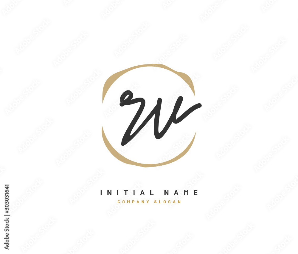 R V RV Beauty vector initial logo, handwriting logo of initial signature, wedding, fashion, jewerly, boutique, floral and botanical with creative template for any company or business.