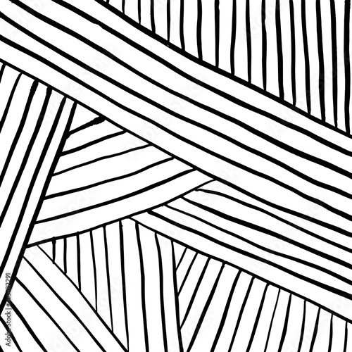 Grunge brush pattern. Texture. White and black vector.