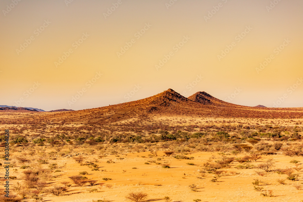 Merveilleux paysage de Spitzkoppe en Namibie