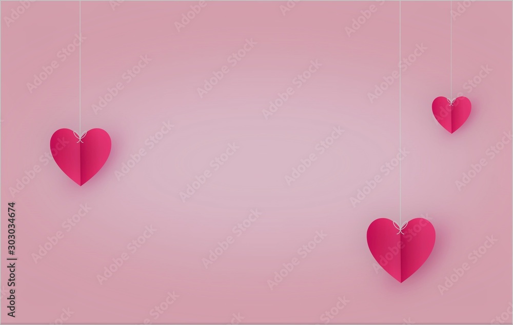 valentines day card with hearts valentines day card with hearts