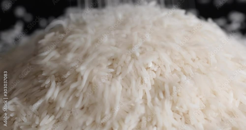 Basmati rice close up Basmati rice close up