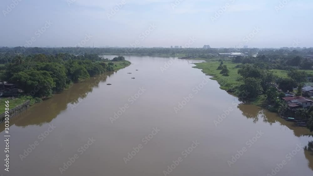 Kuching, Sarawak / Malaysia November 16 2019 The Chinese temple