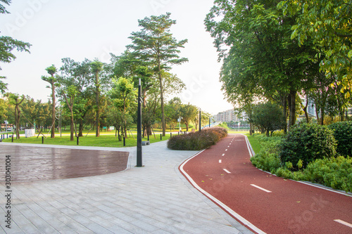 The Fushan park of Jiangmen at dusk,Guangdong,China.