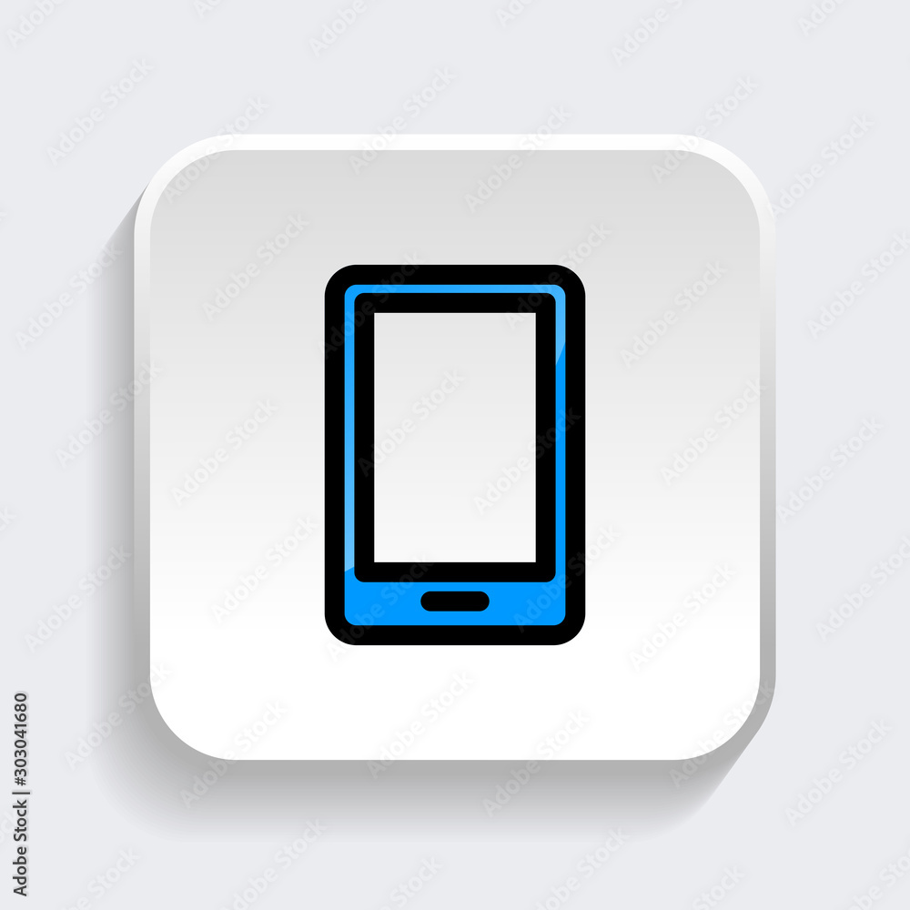 Phone icon. Symbol of Gadget or Device with trendy flat style icon for web site design, logo, app, UI isolated on white background. vector illustration eps 10 Phone icon. Symbol of Gadget or Device with trendy flat style icon for web site design, logo, app, UI isolated on white background. vector illustration eps 10