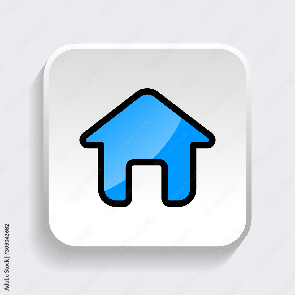 Set of home icon. symbol of house or building with trendy flat style icon for web site design, logo, app, UI isolated on white background. Vector Illustration Set of home icon. symbol of house or building with trendy flat style icon for web site design, logo, app, UI isolated on white background. Vector Illustration