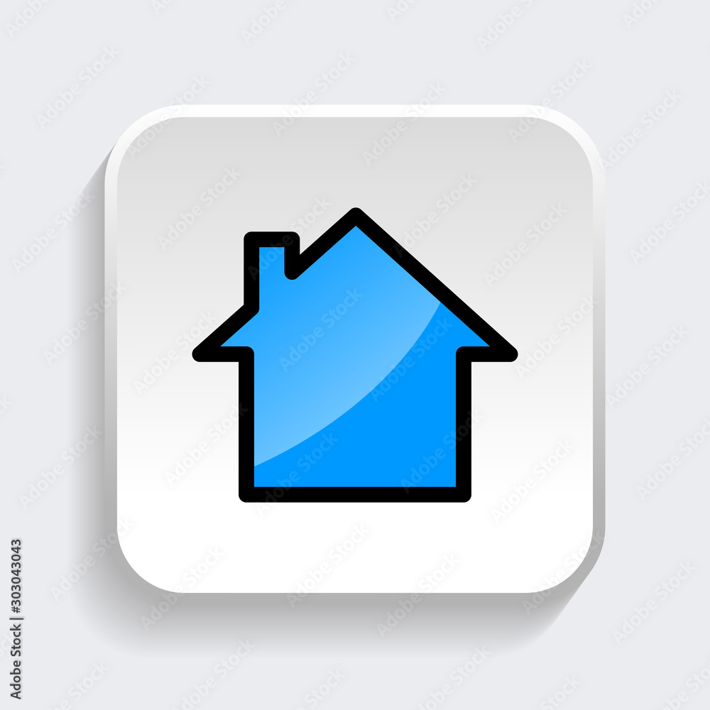 Set of home icon. symbol of house or building with trendy flat style icon for web site design, logo, app, UI isolated on white background. Vector Illustration Set of home icon. symbol of house or building with trendy flat style icon for web site design, logo, app, UI isolated on white background. Vector Illustration