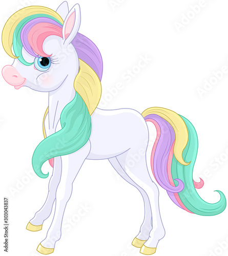 Rainbow Pony Sitting