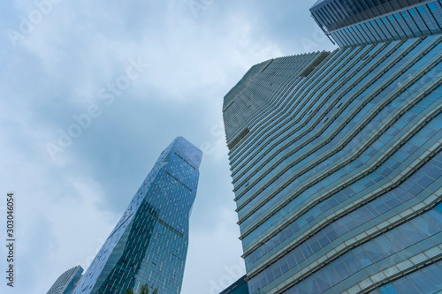 View of Modern skyscrapers in Guangzhou  China