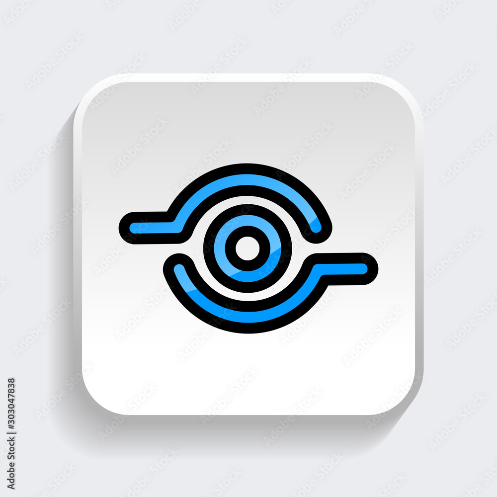 Share icon with trendy filled line style icon for web site design, logo, app, UI isolated on white background. vector illustration eps 10 Share icon with trendy filled line style icon for web site design, logo, app, UI isolated on white background. vector illustration eps 10
