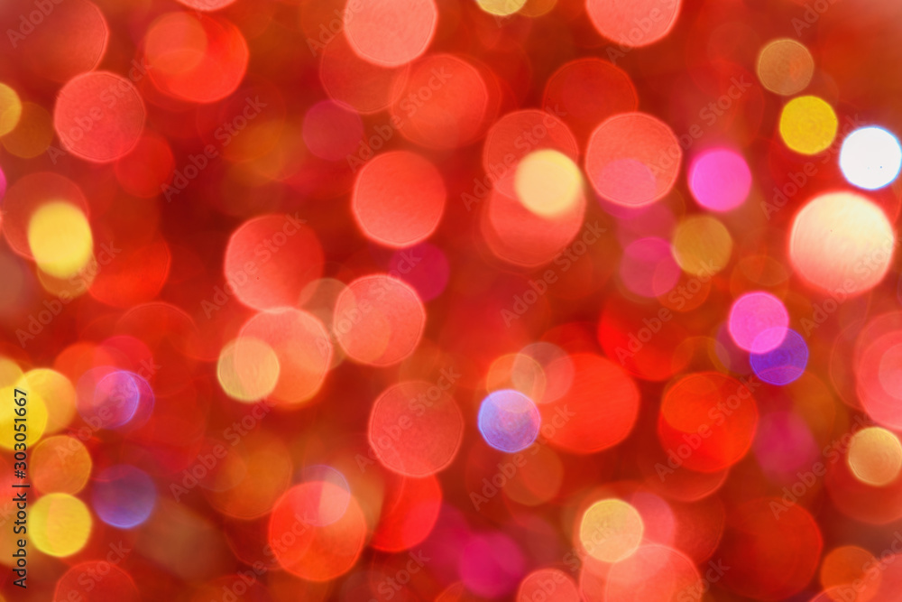 Abstract red color bokeh. Christmas background Abstract red color bokeh. Christmas background