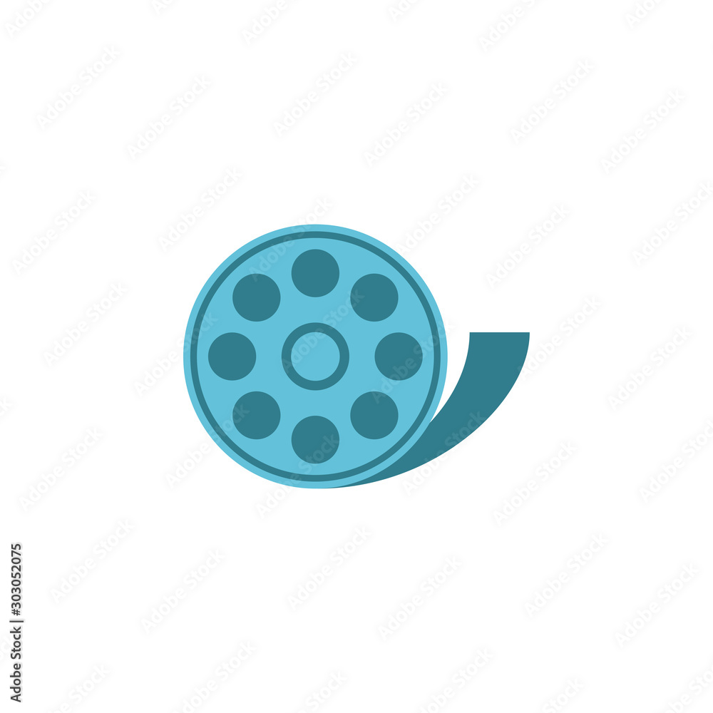 roll photographic on white background roll photographic on white background