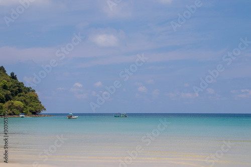 Beautiful amazing beach Bang-Bao Bay in Koh kood Island, Thailand