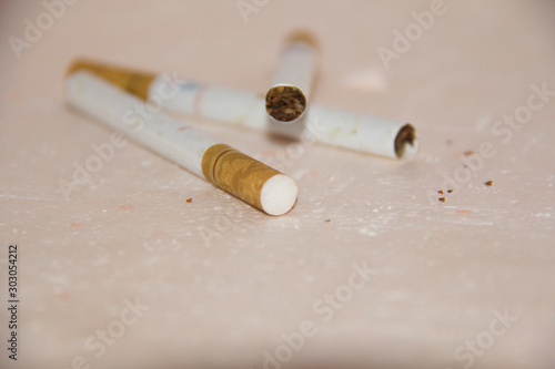 cigarettes in ashtray