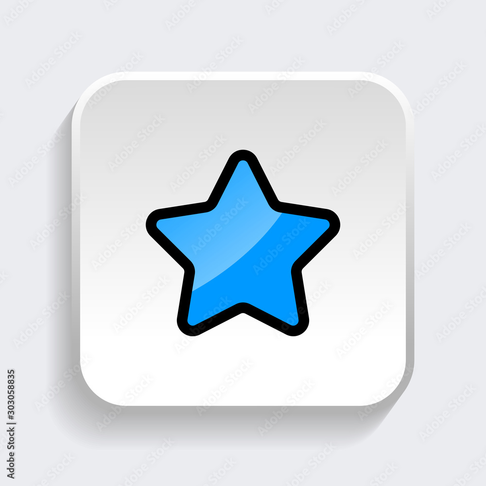 Star icon symbol of favorite or rate with trendy filled line style icon for web site design, logo, app, UI isolated on white background. vector illustration eps 10 Star icon symbol of favorite or rate with trendy filled line style icon for web site design, logo, app, UI isolated on white background. vector illustration eps 10